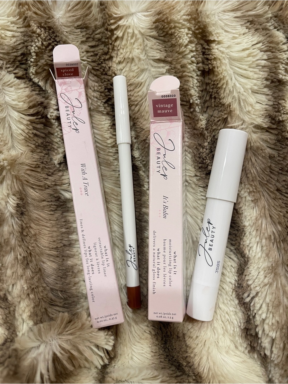 Julep Beauty With a Trace Lip Liner and It's Balm Lip Color Set New